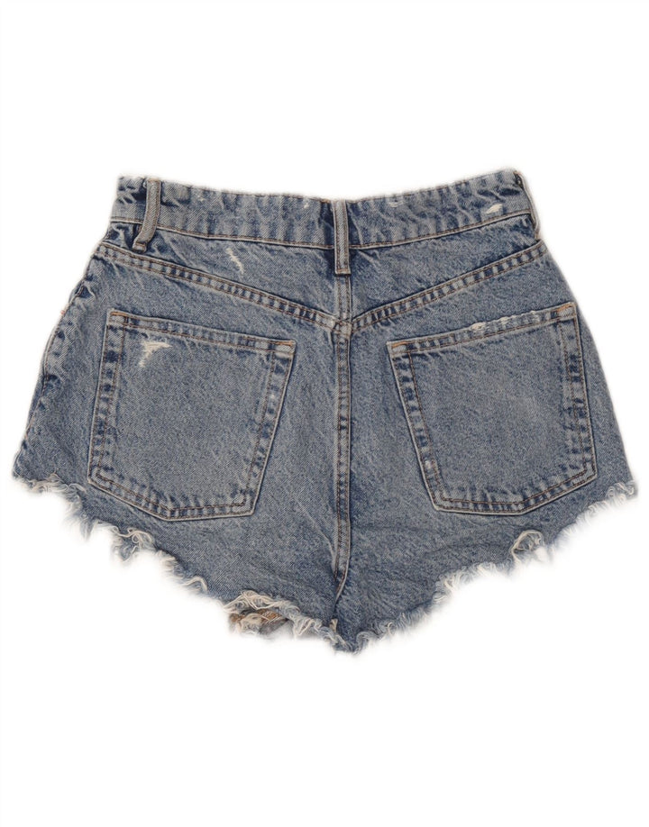 Женские джинсовые шорты Zara EU 36 XS W26 Синие
