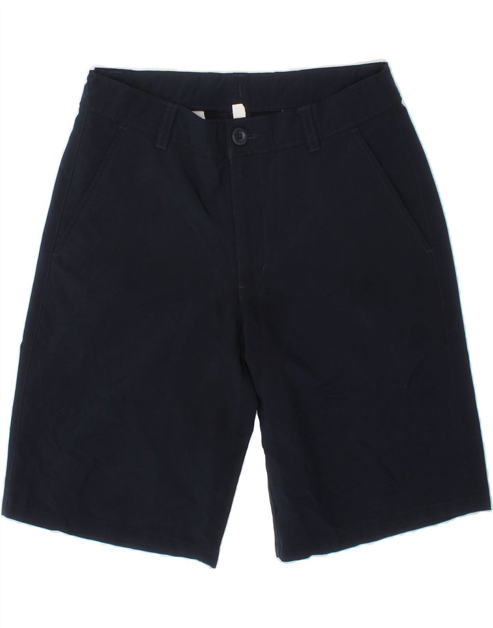 IZOD Boys Chino Shorts 11-12 Years W26 Navy Blue Polyester Vintage Izod and Second-Hand Izod from Messina Hembry 