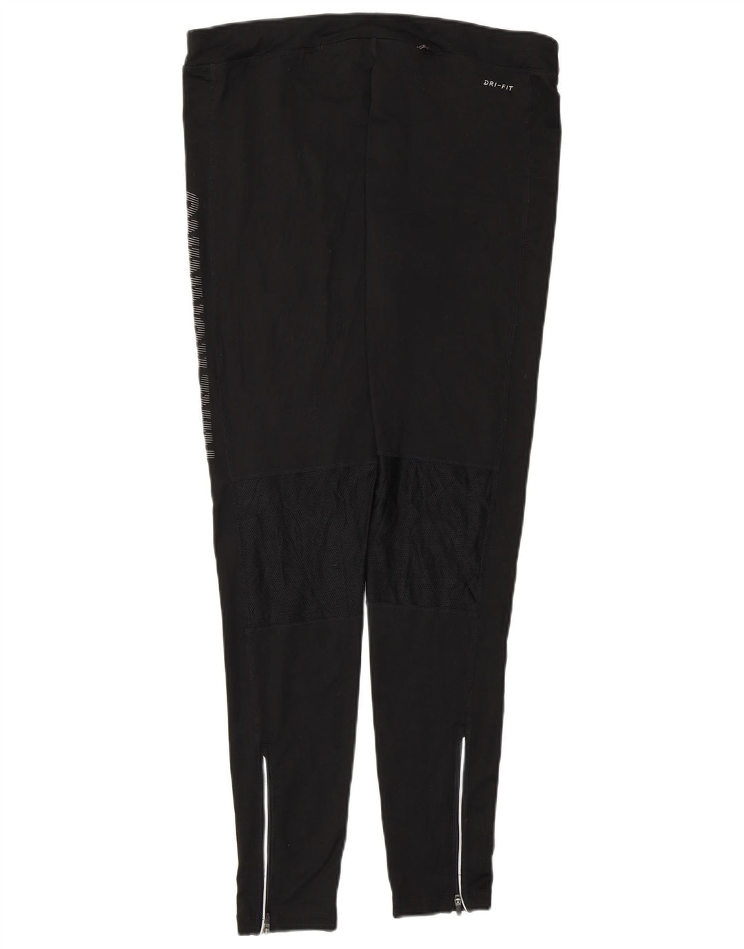 Женские леггинсы с рисунком NIKE Dri Fit UK 18 XL, черный полиэстер