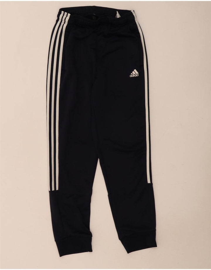 Adidas Мужские спортивные брюки Джоггеры Маленькие темно-синие полиэстер