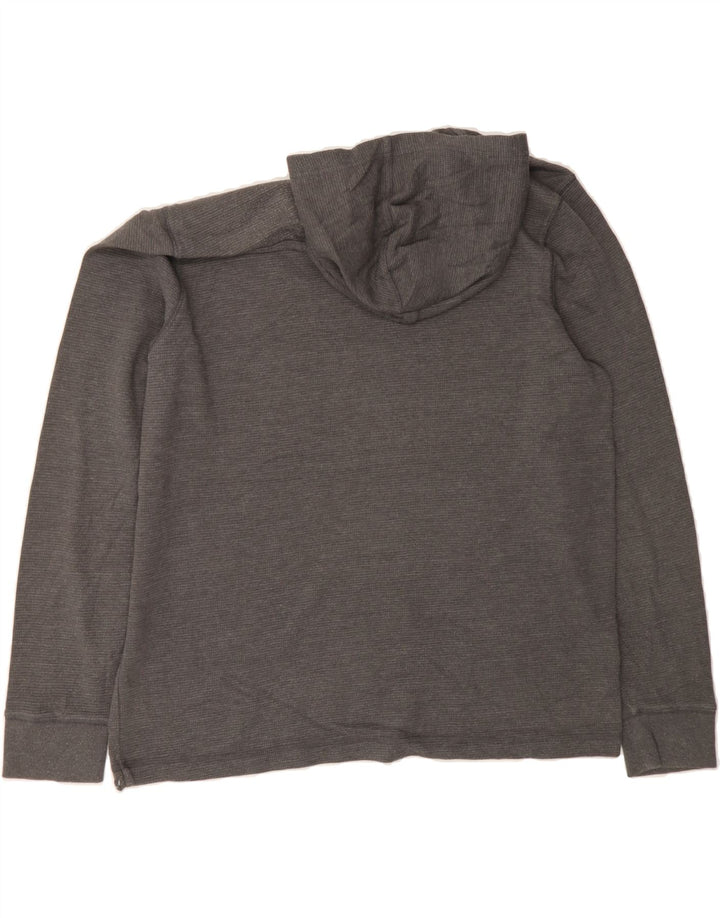 EDDIE BAUER Mens Hoodie Jumper XL Grey Cotton Vintage Eddie Bauer and Second-Hand Eddie Bauer from Messina Hembry 