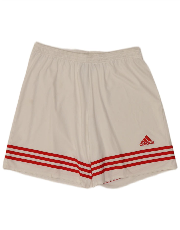 Мужские спортивные шорты ADIDAS Climalite, большие белые, полиэстер