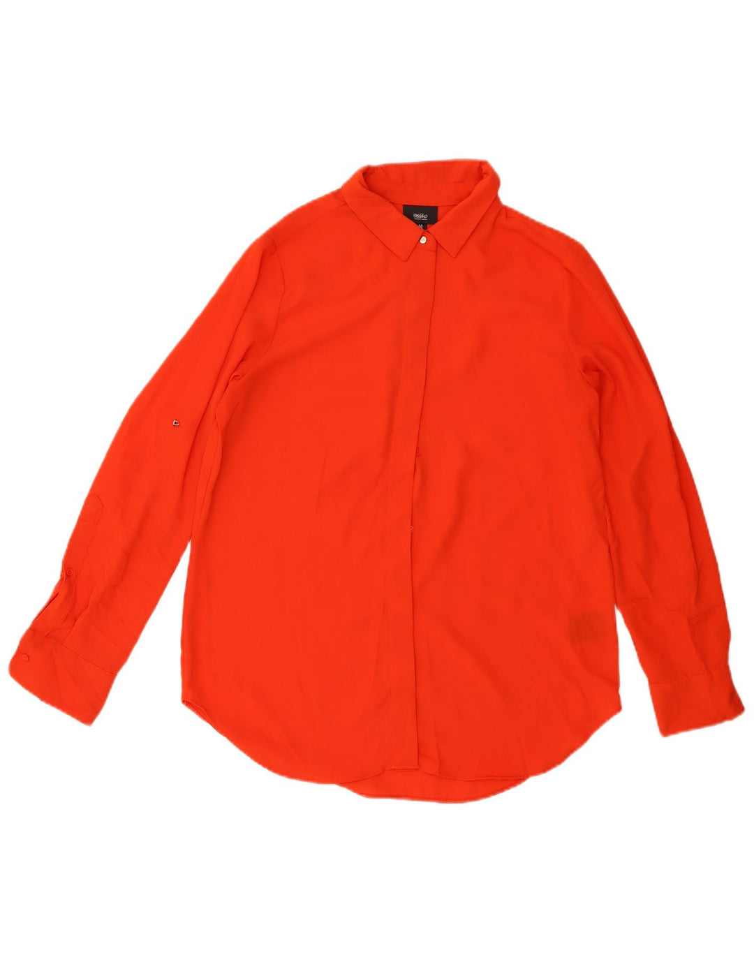 Женская блузка-рубашка Mossimo UK 14, средний красный полиэстер