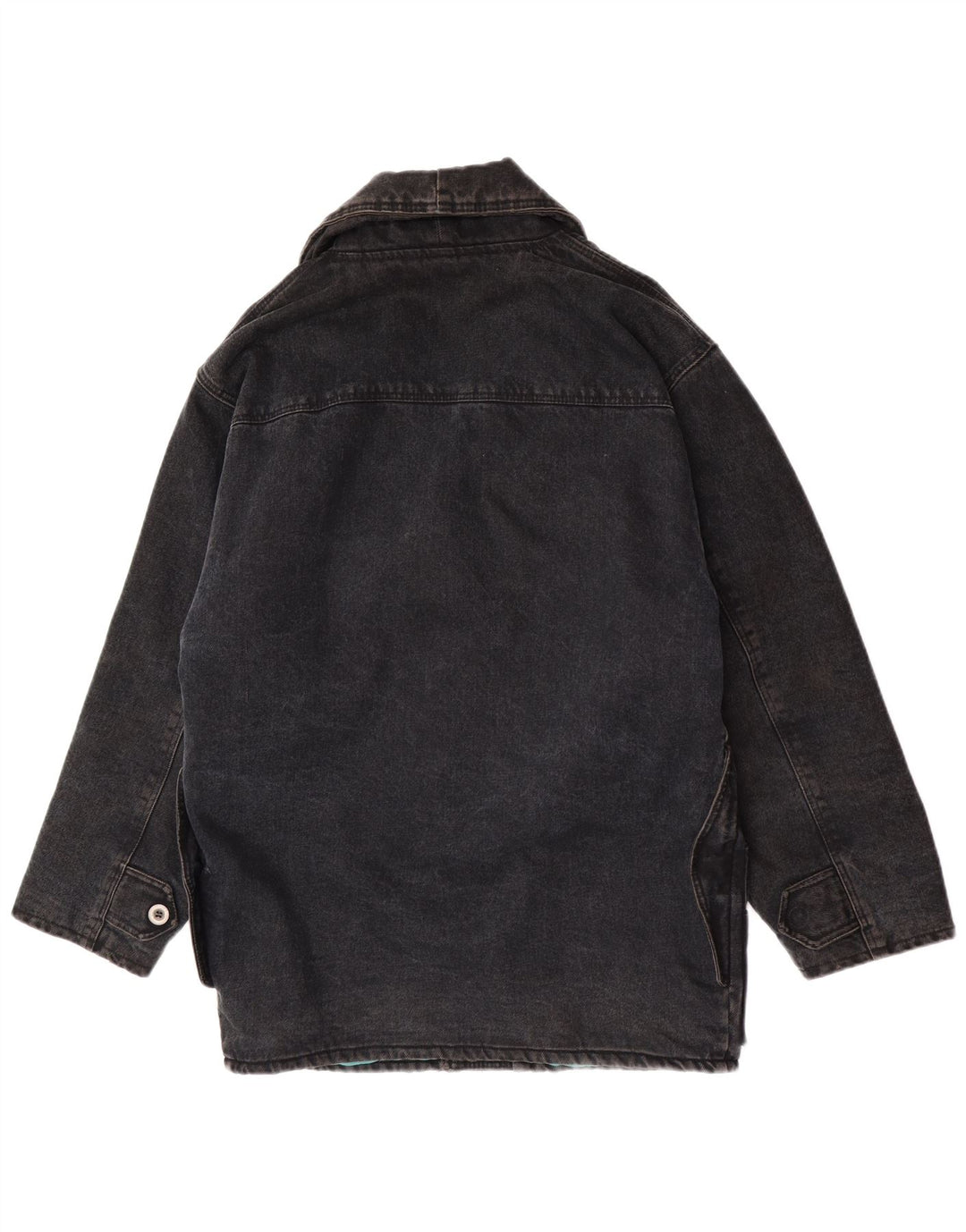 Мужская джинсовая куртка Blue Side UK 40, большая черная