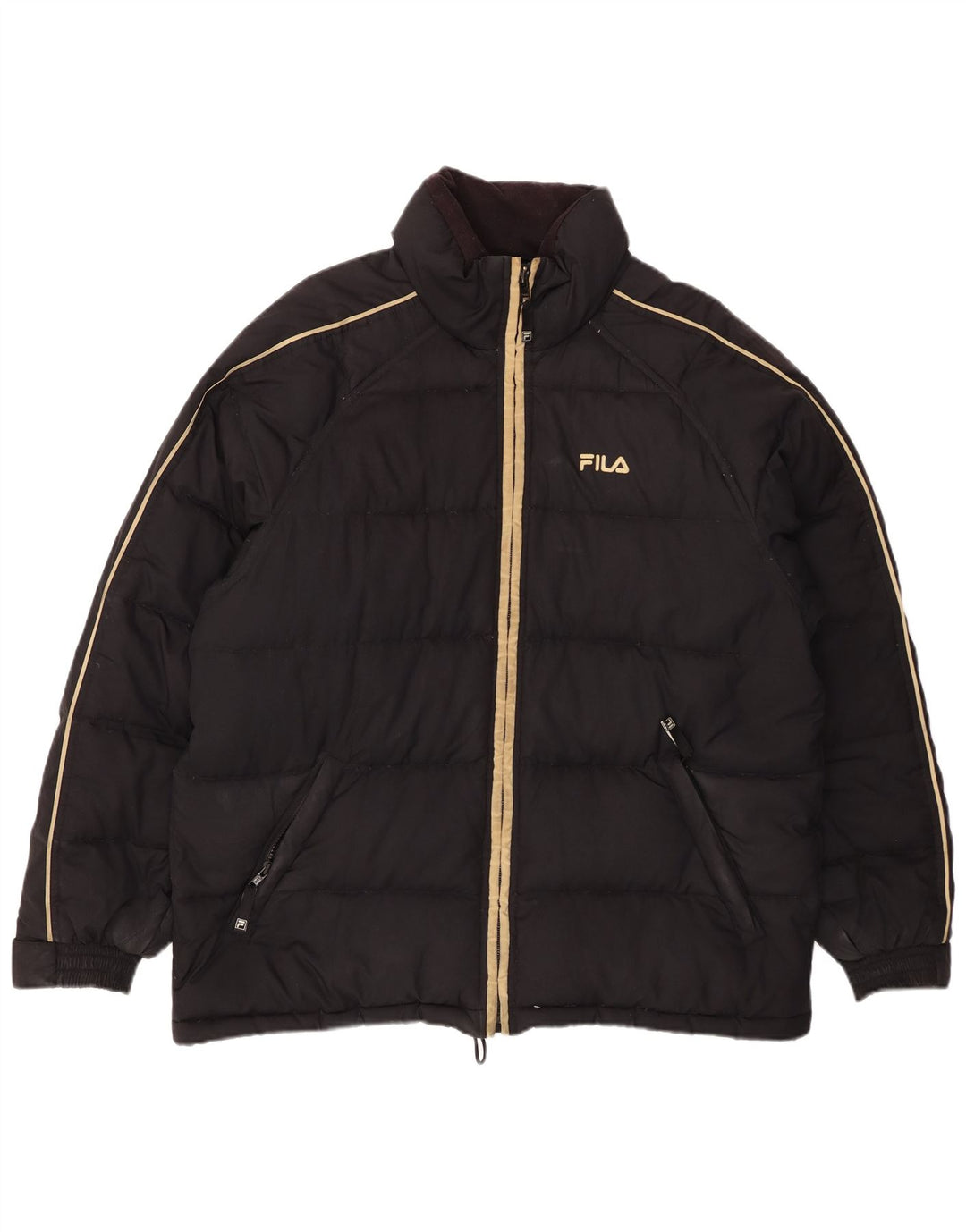 Мужская стеганая куртка FILA IT 50 большая черная