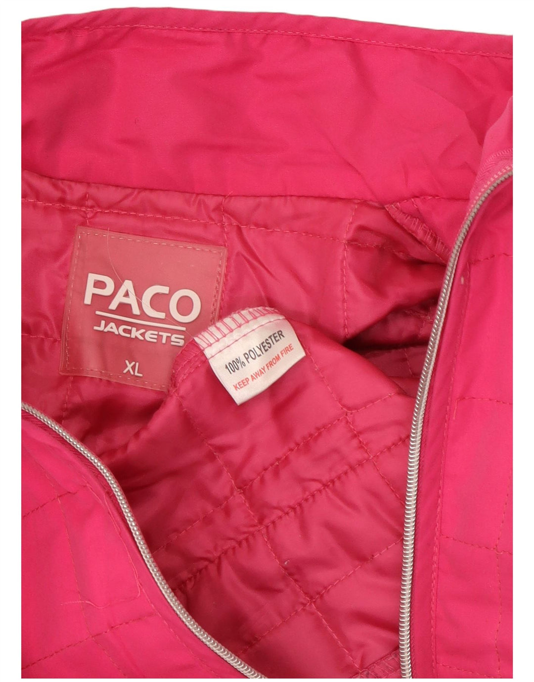 Женский утепленный жилет PACO UK 18 XL, розовый полиэстер