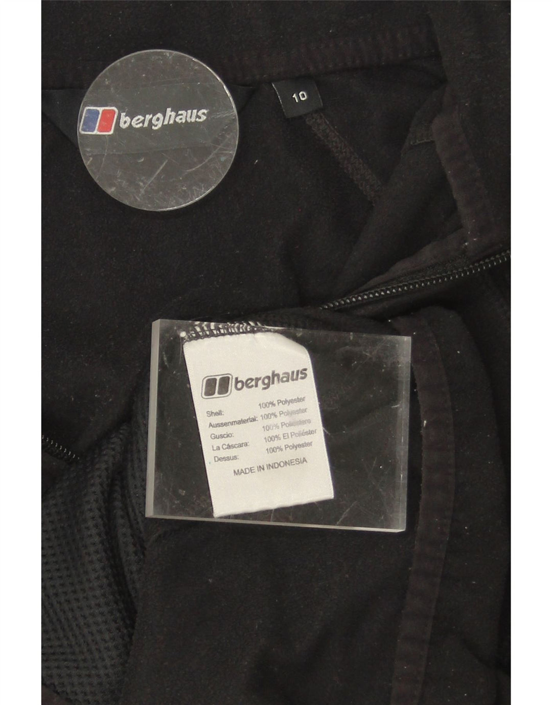 BERGHAUS Womens Tracksuit Top Jacket UK 10 Small  Black Polyester Vintage Berghaus and Second-Hand Berghaus from Messina Hembry 