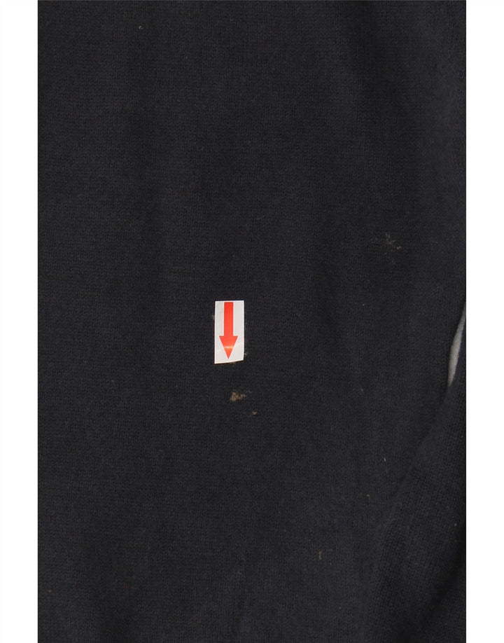 Мужской свитер Massimo Dutti с воротником на молнии EU 38, средний темно-синий, хлопок