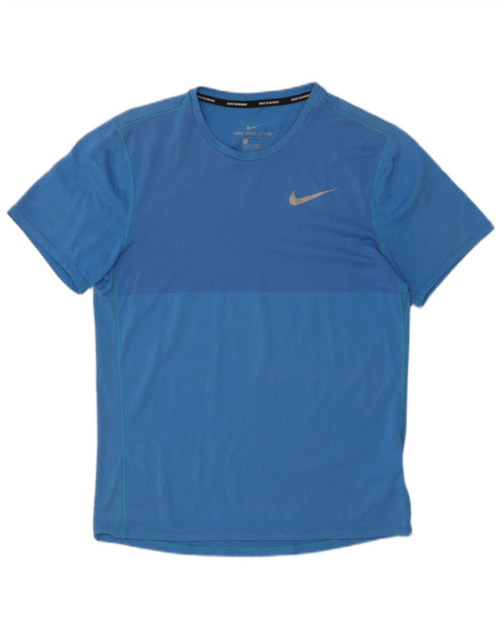 Мужская футболка Nike, маленький синий полиэстер