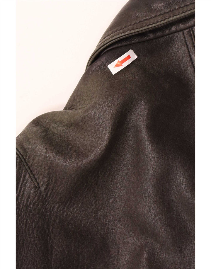 Мужская кожаная куртка Liberty IT 54 2XL Коричневая кожа
