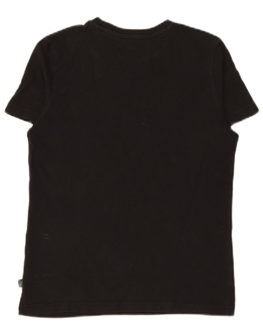 Футболка с рисунком PUMA для мальчиков, топ 13-14 лет, черная