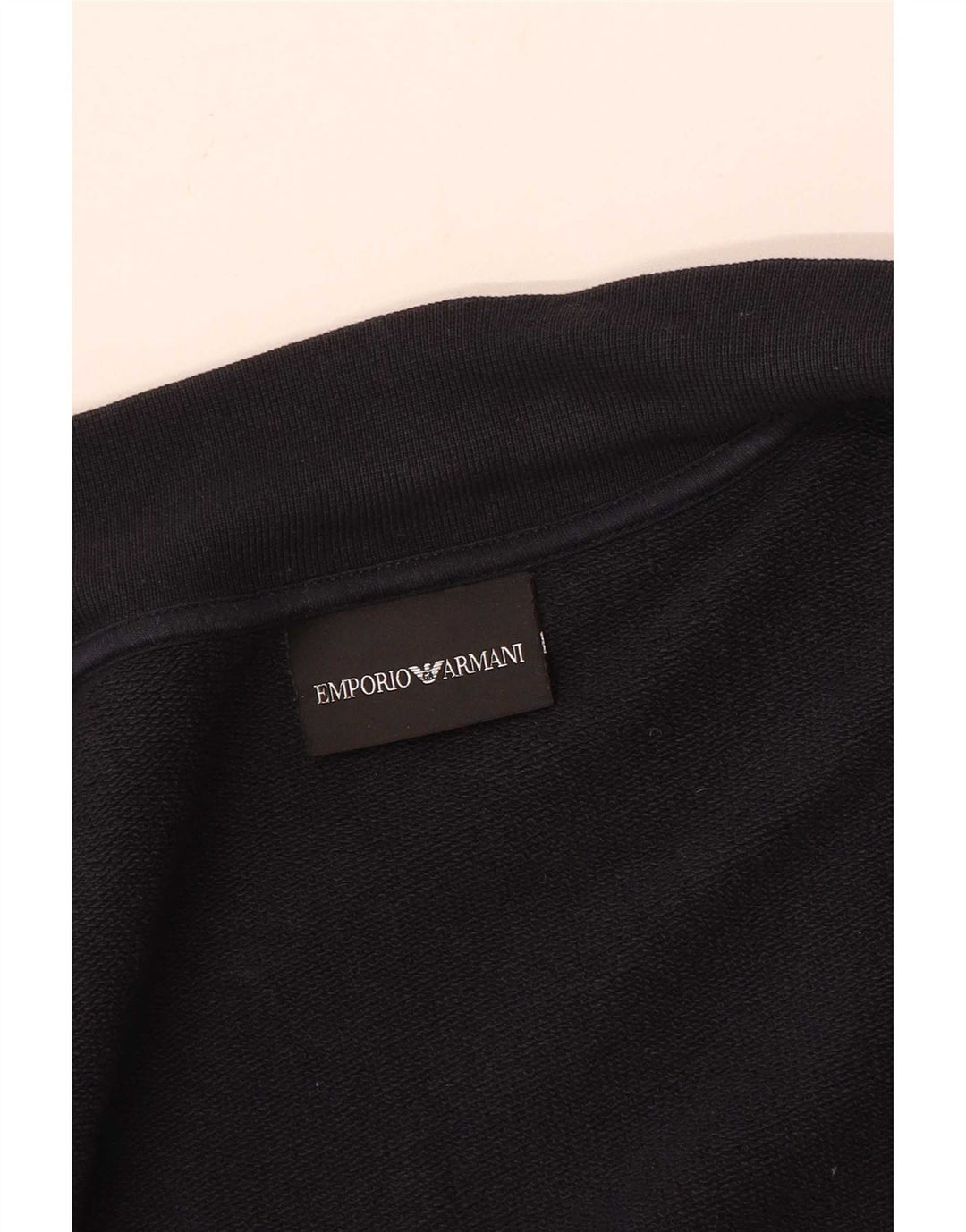 Emporio Armani Мужская спортивная куртка с рисунком, средний черный