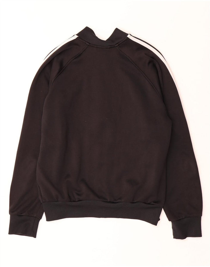 Женский спортивный костюм ADIDAS Верхняя куртка UK 14 Средний черный хлопок