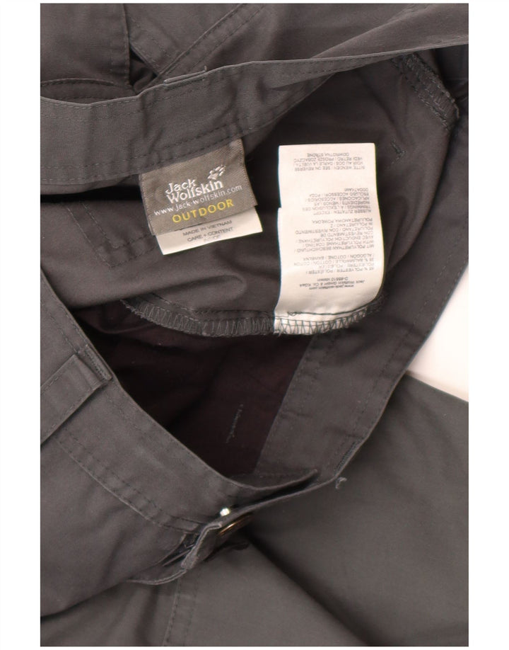 Мужские прямые брюки-карго Jack Wolfskin W36 L30 серые из полиэстера