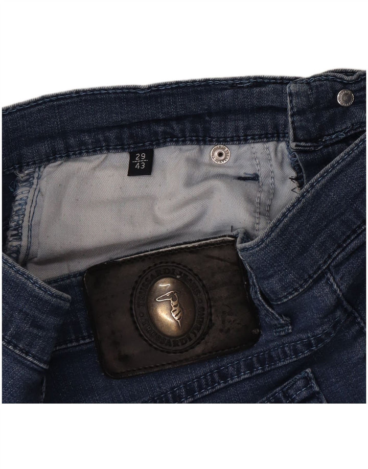 Женские зауженные джинсы Trussardi IT 43 Medium W29 L28 Синие