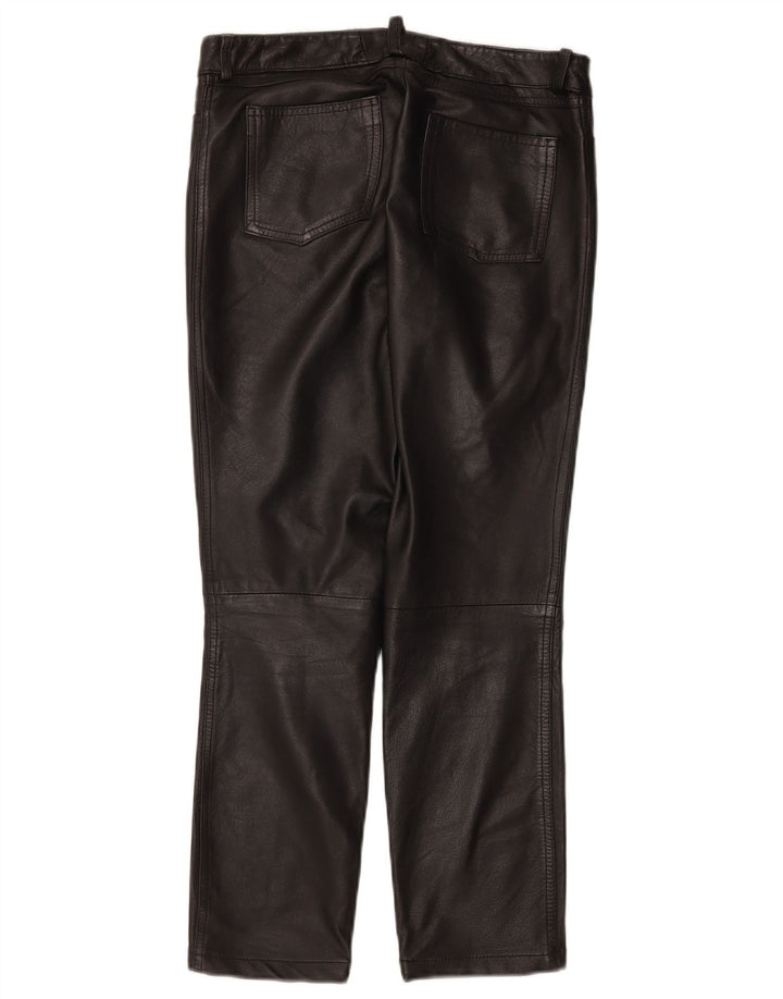 Женские кожаные брюки Zen EU 38 Medium W28 L26 Черные кожаные
