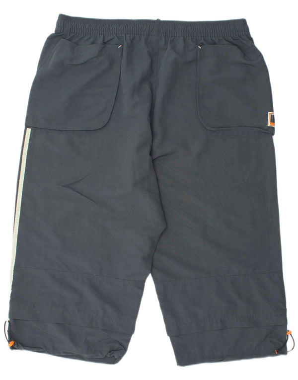 Мужские спортивные шорты-бермуды Adidas 2XL серые из полиамида