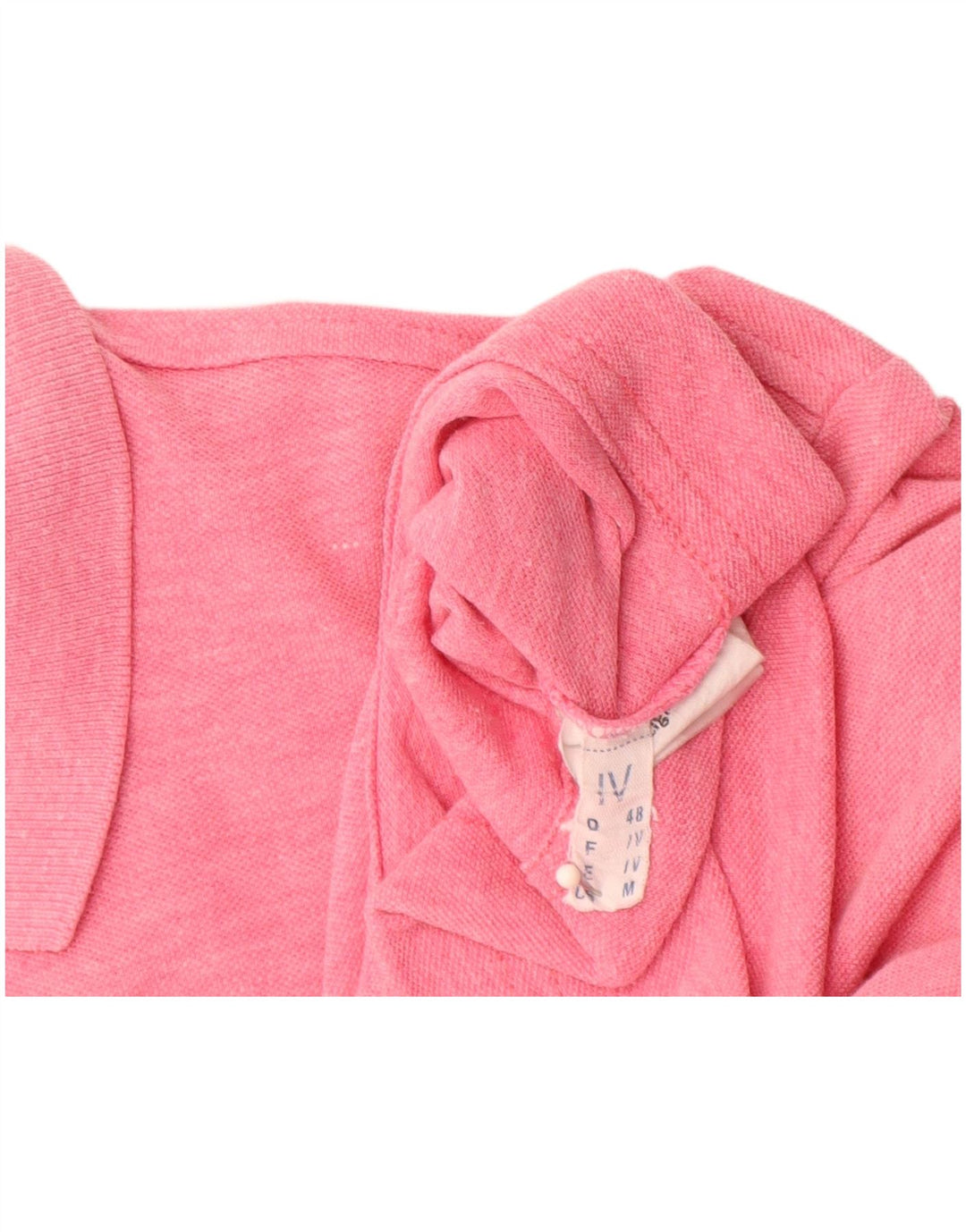 SERGIO TACCHINI Мужская рубашка-поло из хлопка среднего розового цвета