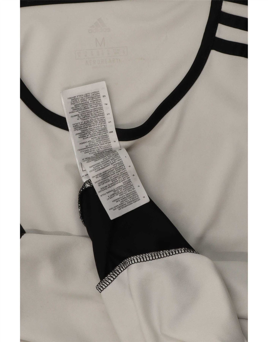 Мужская футболка Nike Aeroready, верх среднего размера, белый полиэстер с цветными блоками