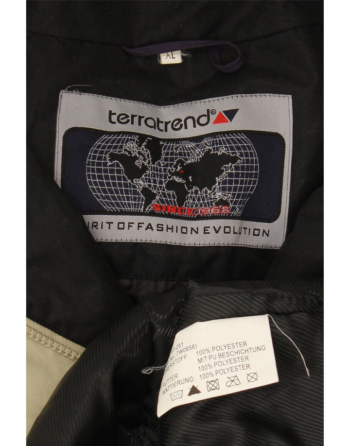 Мужская ветровка с капюшоном VINTAGE UK 42 XL, бежевый полиэстер