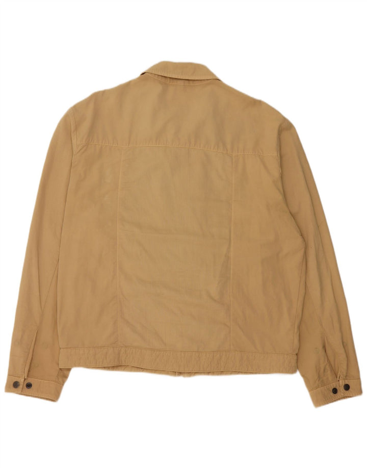 Мужская куртка-бомбер Trussardi IT 54 2XL Бежевый хлопок