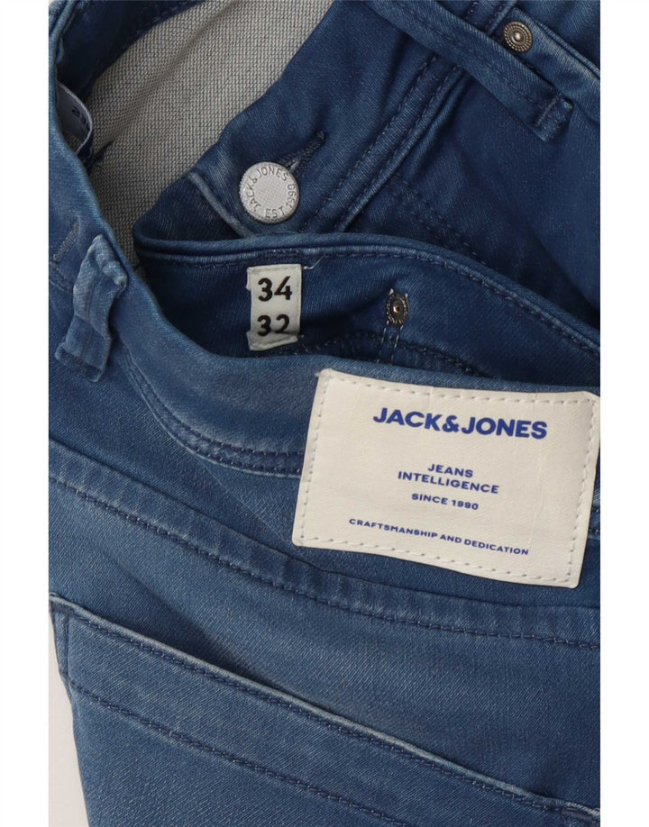 Мужские прямые джинсы Jack & Jones Tim W34 L32 синие