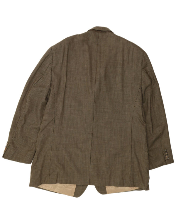 Мужской пиджак Chaps с 2 пуговицами, Великобритания 48 4XL, хаки, новая шерсть