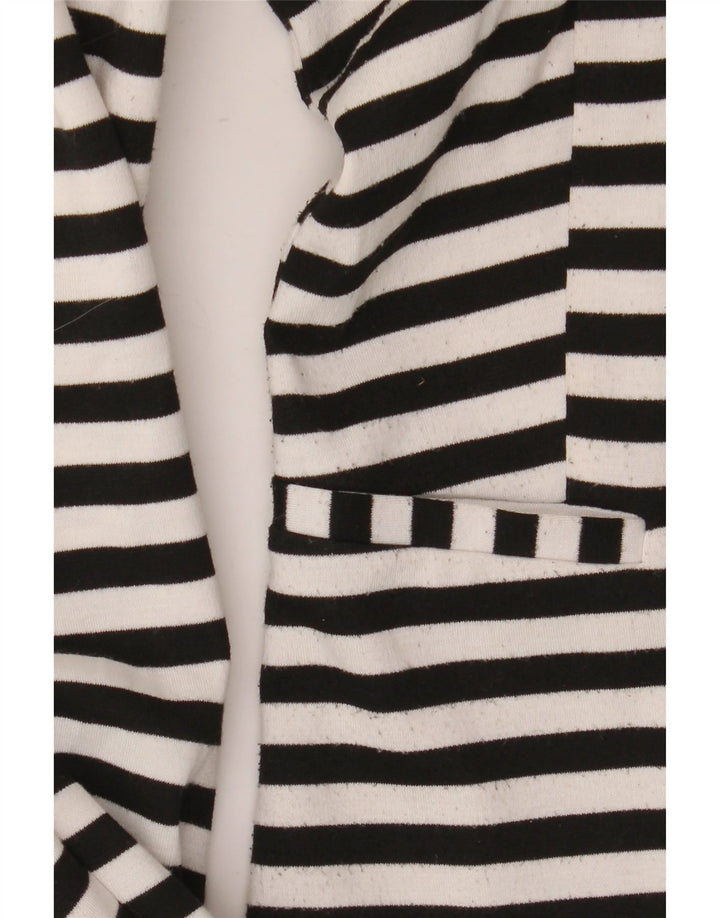 Женский кардиган Marks & Spencer UK 8, маленький полиэстер в черную полоску