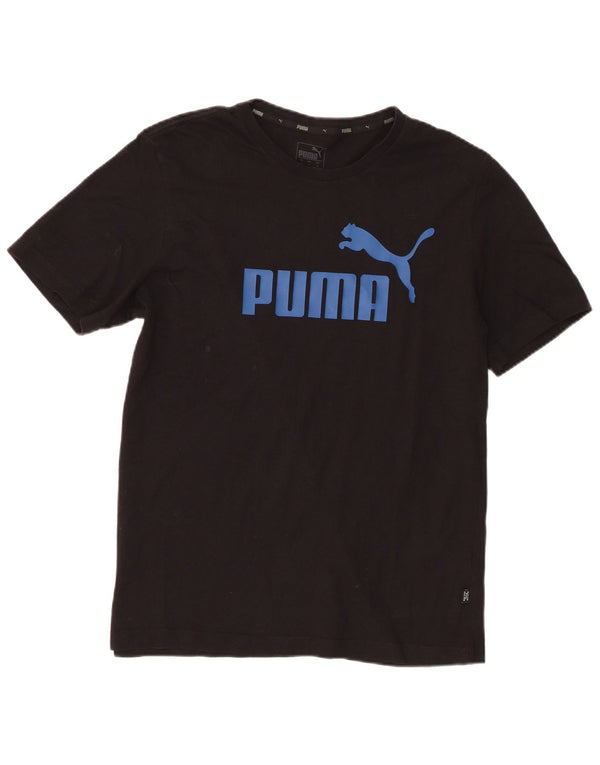 Мужская футболка с рисунком Puma, средний черный