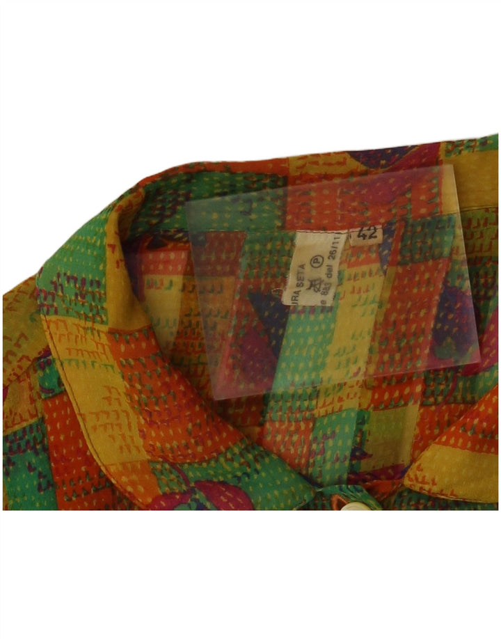 Блузка-рубашка женская VINTAGE IT 42 Средний Разноцветный Пэчворк