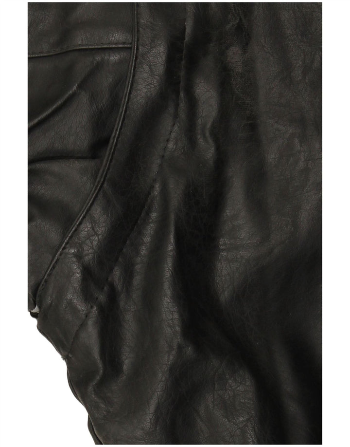 Мужская кожаная куртка VINTAGE UK 42 XL черная