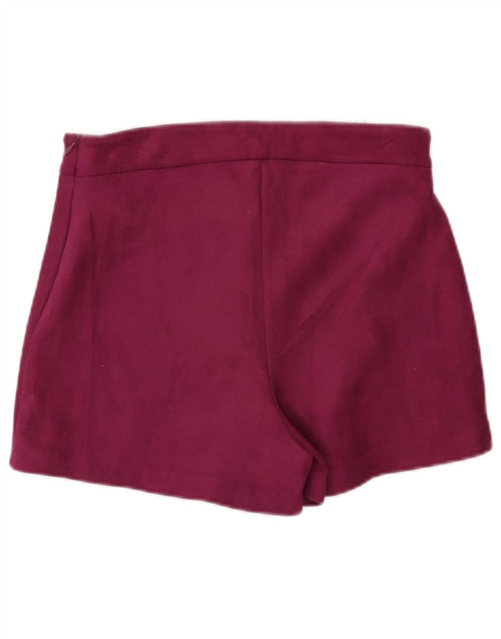 Женские повседневные шорты Zara, маленькие W26, розовые, полиэстер
