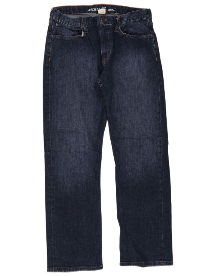 Мужские прямые джинсы Eddie Bauer W32 L30, синие, хлопок
