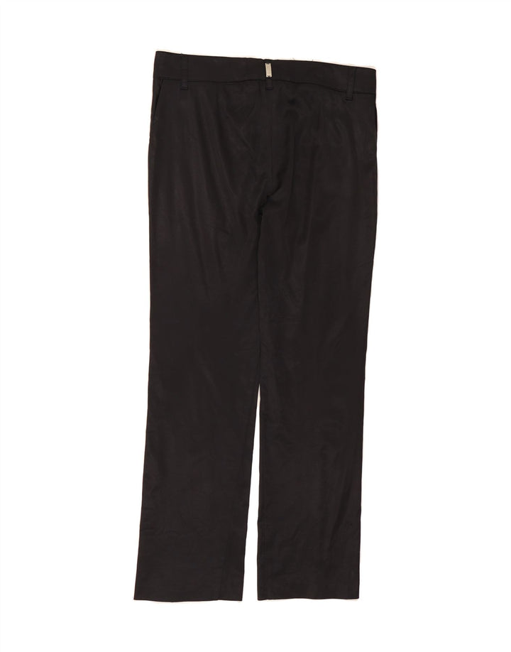 ROCCOBAROCCO Womens Straight Casual Trousers IT 42 Medium W32 L28 Black Vintage Roccobarocco and Second-Hand Roccobarocco from Messina Hembry 