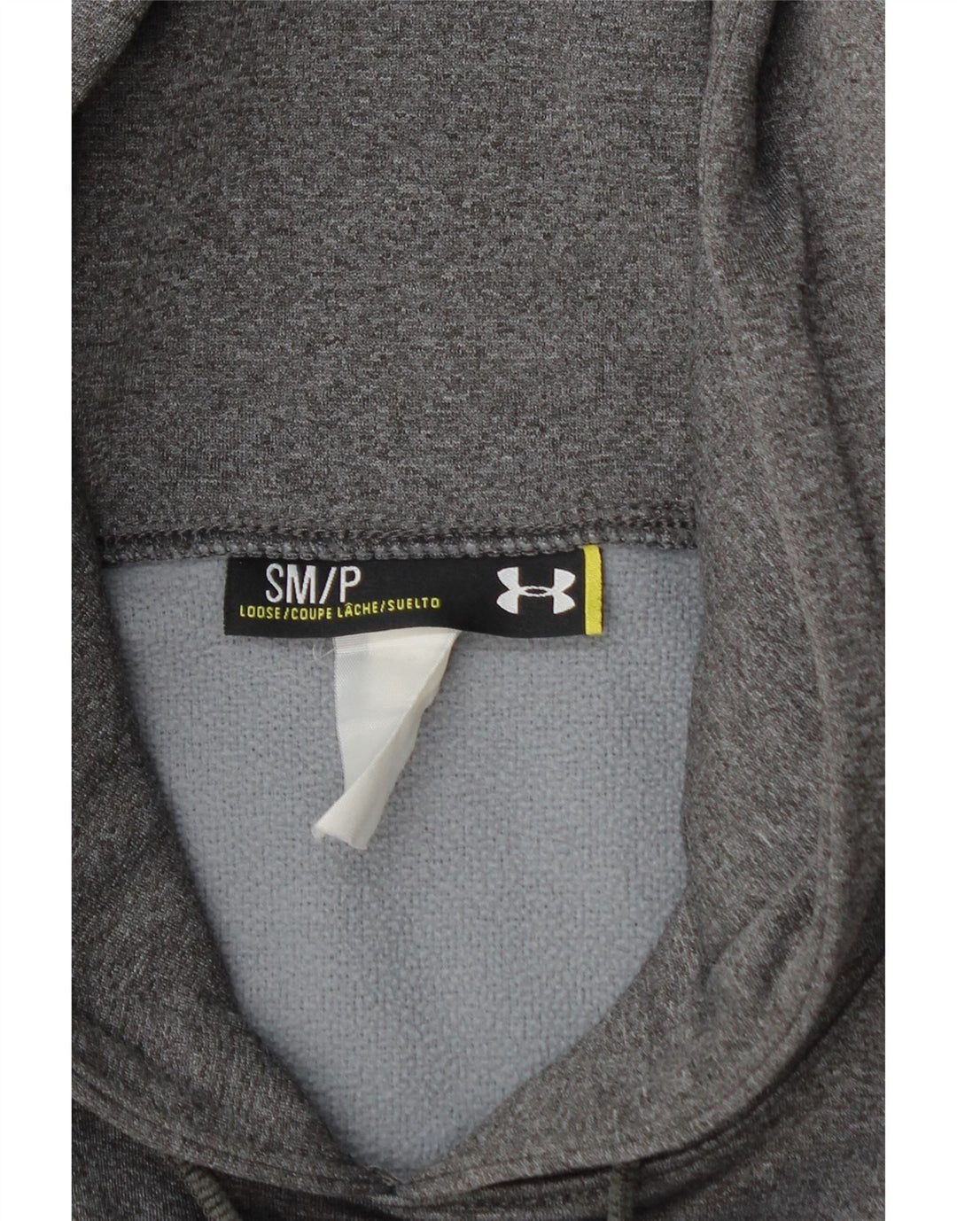 Мужской джемпер с капюшоном Under Armour, маленький серый