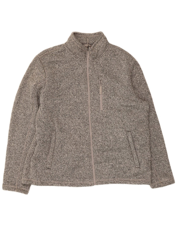 Женский флисовый спортивный костюм Marks & Spencer UK 20 2XL, серый в крапинку