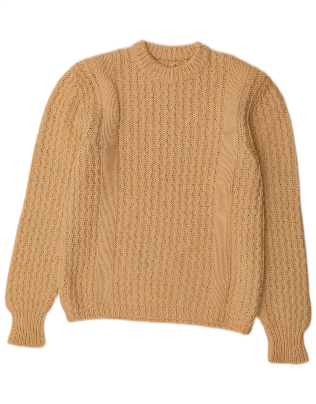 Женский джемпер с круглым вырезом VINTAGE UK 14, средний бежевый