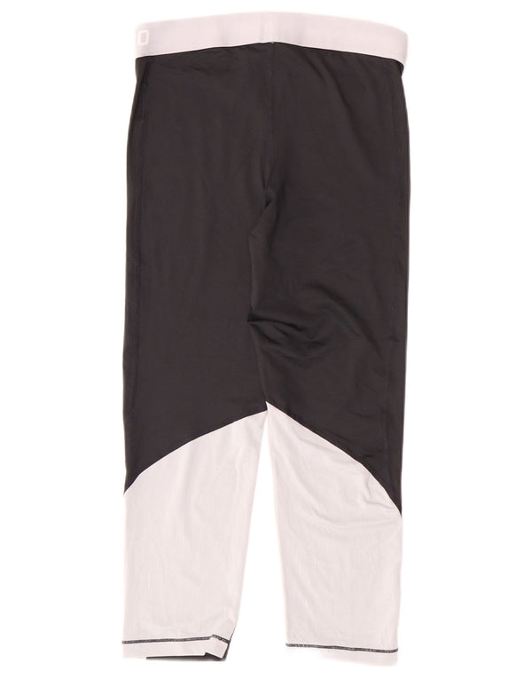 Женские леггинсы Nike Dri Fit UK 14, средний черный полиэстер, спортивные