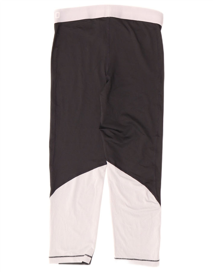 Женские леггинсы Nike Dri Fit UK 14, средний черный полиэстер, спортивные