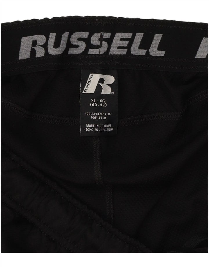 Мужские спортивные шорты RUSSELL ATHLETIC XL, черный полиэстер