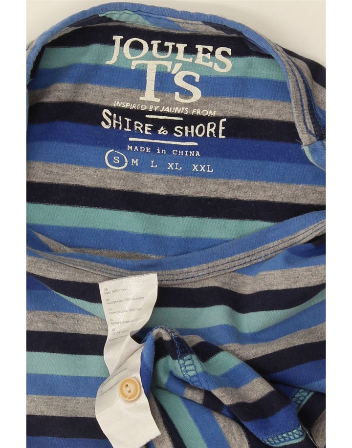 Мужская футболка Joules Top из хлопка в маленькую синюю полоску