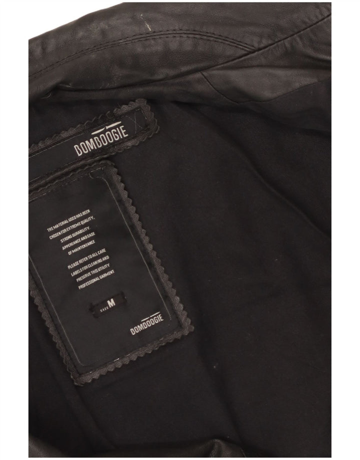 Женская кожаная косуха Bomboogie UK 14, средний черный