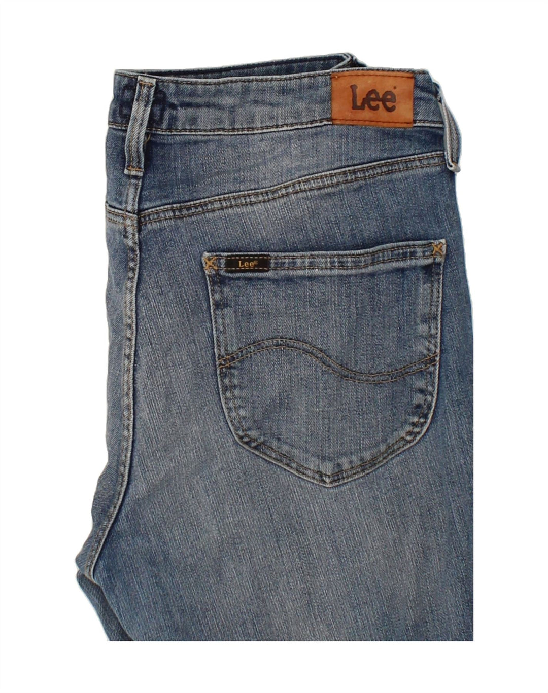 LEE Womens Marion Straight Jeans W29 L29 Blue Cotton Vintage Lee and Second-Hand Lee from Messina Hembry 