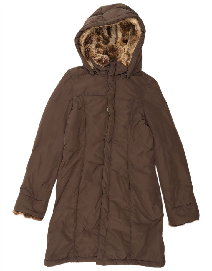 Refrigiwear Женское пуховое пальто с капюшоном IT 46 Большой Коричневый Полиэстер