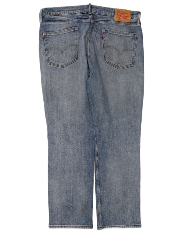 Мужские прямые джинсы Levi's 514 W36 L30 синие, хлопок