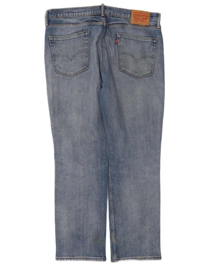 Мужские прямые джинсы Levi's 514 W36 L30 синие, хлопок
