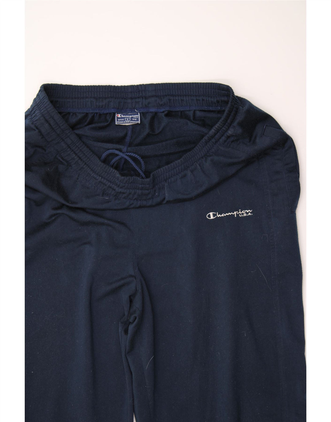 CHAMPION Mens Tracksuit Trousers Joggers Large  Navy Blue Vintage Champion and Second-Hand Champion from Messina Hembry 