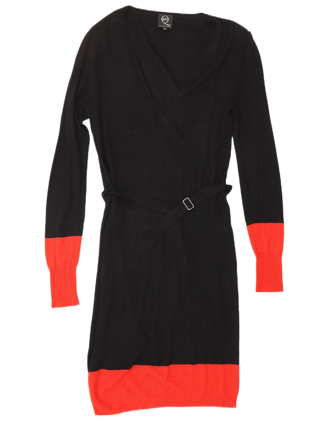 Женское платье-джемпер ALEXANDER MCQUEEN IT 42, средний черный, дизайнер из вискозы
