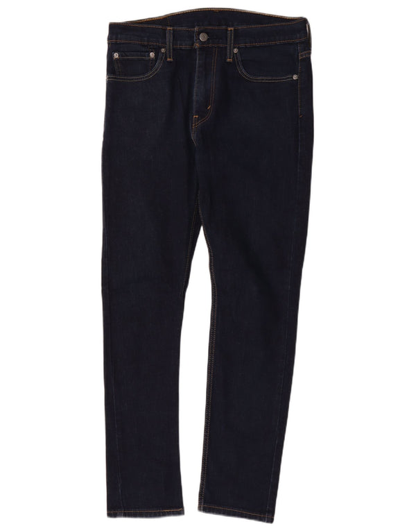 Мужские джинсы скинни Levi's 510 W32 L30 темно-синие, хлопок