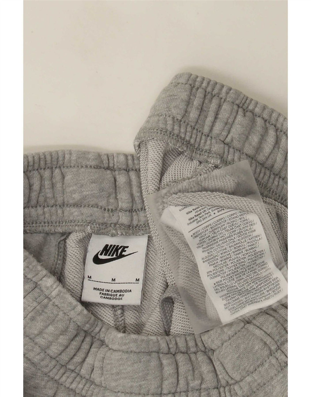 Мужские спортивные брюки Nike, джоггеры, средний серый хлопок с крапинками